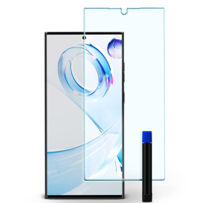 Folie pentru Samsung Galaxy S23 Ultra - Spigen Glas.tR Platinum UV Light - Clear - 5