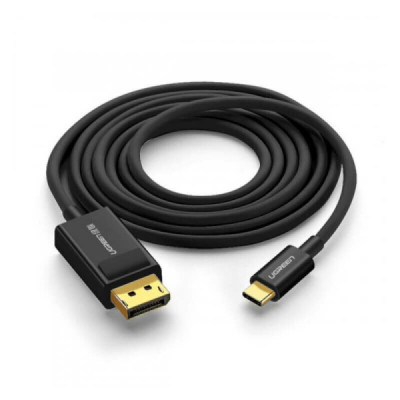 Cablu Video Type-C la Display Port, 4K x 2K@30Hz, 1.5m - Ugreen (50994) - Black - 5