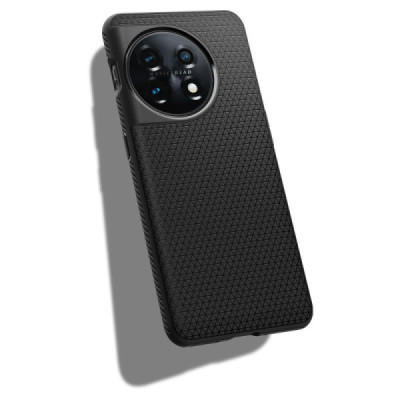 Husa pentru OnePlus 11 - Spigen Liquid Air - Matte Black - 6