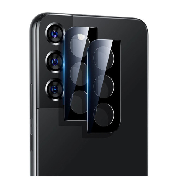 Folie Camera pentru Samsung Galaxy S22 5G / S22 Plus 5G (set 2) - ESR Lens Protector Tempered Glass - Black