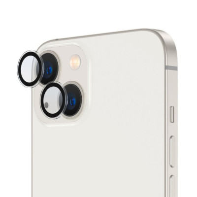 Folie Camera pentru iPhone 14 / iPhone 14 Plus - ESR Lens Protector Tempered Glass - Black - 2