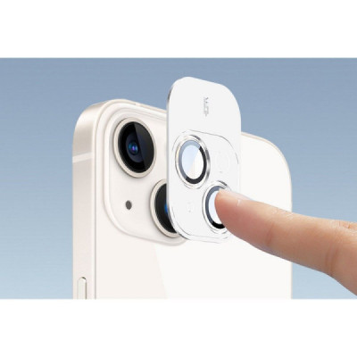 Folie Camera pentru iPhone 14 / iPhone 14 Plus - ESR Lens Protector Tempered Glass - Black - 4