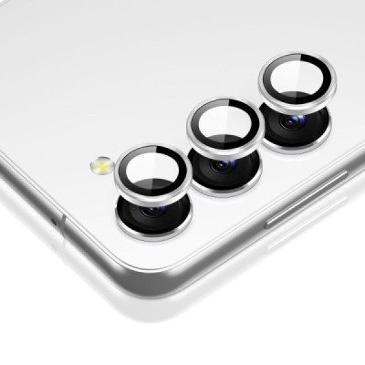 Folie Camera pentru Samsung Galaxy S23 / S23 Plus - ESR Lens Protector Tempered Glass - Silver - 3