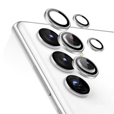 Folie Camera pentru Samsung Galaxy S23 Ultra - ESR Lens Protector Tempered Glass - Silver - 2