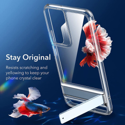 Husa pentru Samsung Galaxy S22 5G - ESR Air Shield Boost Kickstand - Clear - 6