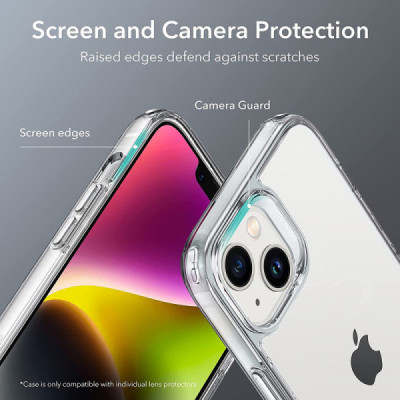 Husa pentru iPhone 14 / iPhone 13 - ESR Air Shield Boost Kickstand - Clear - 5
