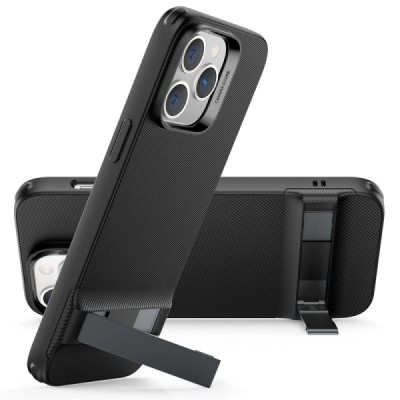 Husa pentru iPhone 14 Pro - ESR Air Shield Boost Kickstand - Translucent Black - 1