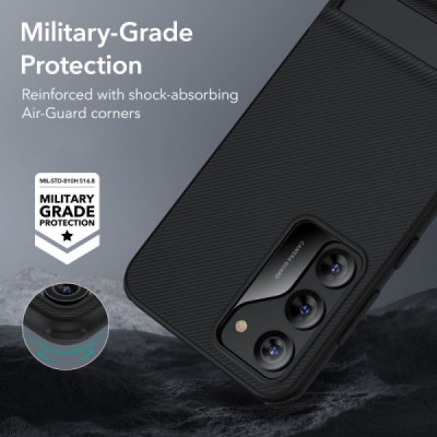 Husa pentru Samsung Galaxy S23 - ESR Air Shield Boost Kickstand - Translucent Black - 4