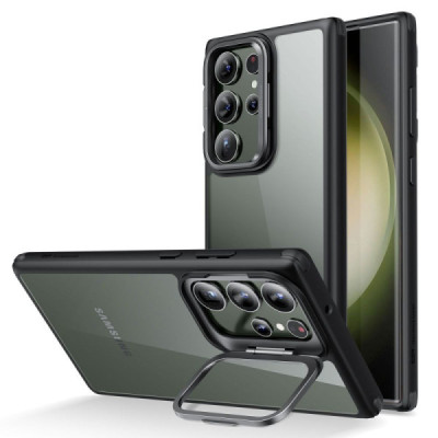 Husa pentru Samsung Galaxy S23 Ultra - ESR Classic Kickstand - Clear Black - 1