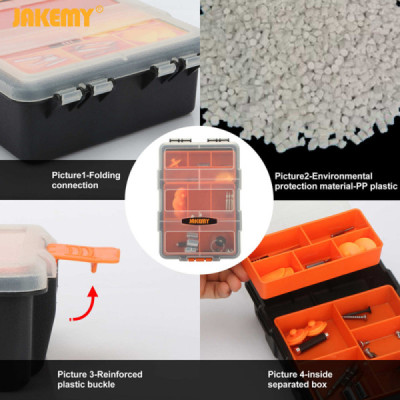 Cutie pentru Organizarea Uneltelor - Jakemy (JM-Z20) - Orange - 6