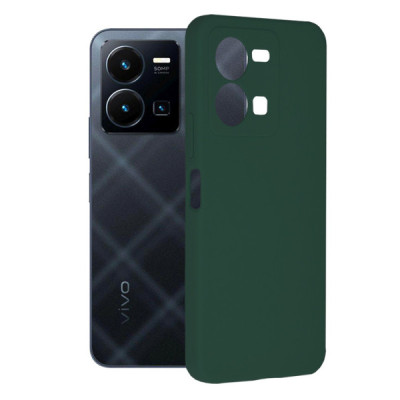 Husa pentru Vivo Y35 - Techsuit Soft Edge Silicone - Dark Green - 1