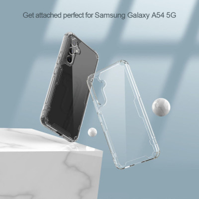 Husa pentru Samsung Galaxy A54 - Nillkin Nature TPU PRO Case - Transparent - 7