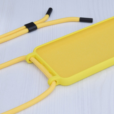 Husa pentru iPhone 14 - Techsuit Crossbody Lanyard - Yellow - 4