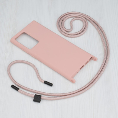 Husa pentru Samsung Galaxy Note 20 Ultra 4G / Note 20 Ultra 5G - Techsuit Crossbody Lanyard - Pink - 2
