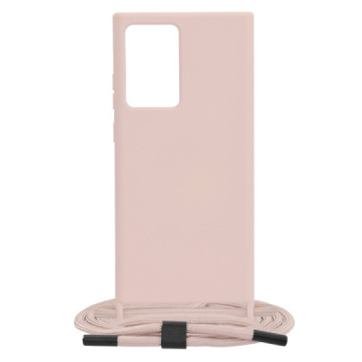 Husa pentru Samsung Galaxy Note 20 Ultra 4G / Note 20 Ultra 5G - Techsuit Crossbody Lanyard - Pink - 8