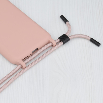 Husa pentru iPhone 12 - Techsuit Crossbody Lanyard - Pink - 5