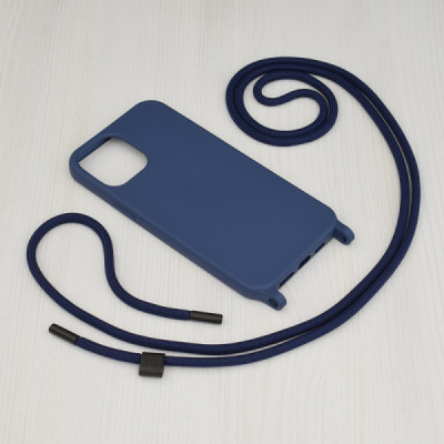 Husa pentru iPhone 12 Pro Max - Techsuit Crossbody Lanyard - Blue - 2