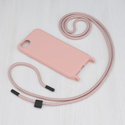 Husa pentru iPhone 7 / 8 / SE 2, SE 2020 / SE 3, SE 2022 - Techsuit Crossbody Lanyard - Pink - 2