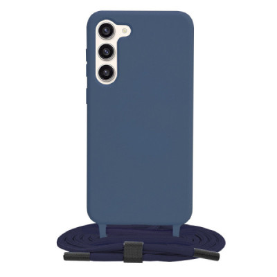 Husa pentru Samsung Galaxy S23 Plus - Techsuit Crossbody Lanyard - Blue - 1