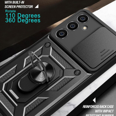 Husa pentru Samsung Galaxy S23 FE - Techsuit CamShield Series - Black - 7