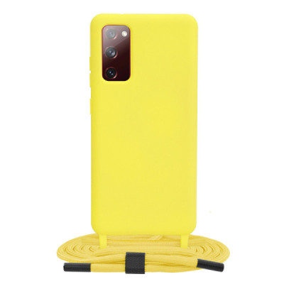 Husa pentru Samsung Galaxy S20 FE 4G / S20 FE 5G - Techsuit Crossbody Lanyard - Yellow - 1