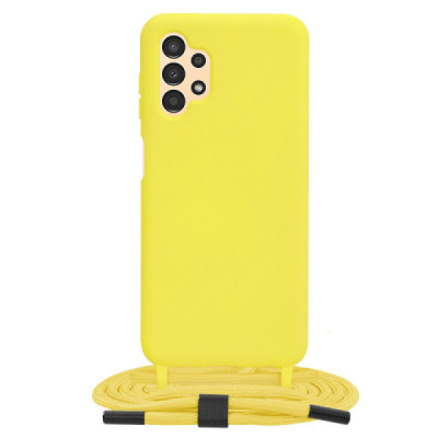 Husa pentru Samsung Galaxy A13 4G - Techsuit Crossbody Lanyard - Yellow - 1