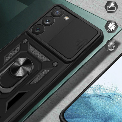 Husa pentru Samsung Galaxy S22 5G - Techsuit CamShield Series - Black - 4