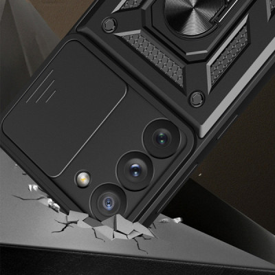 Husa pentru Samsung Galaxy S22 5G - Techsuit CamShield Series - Black - 6