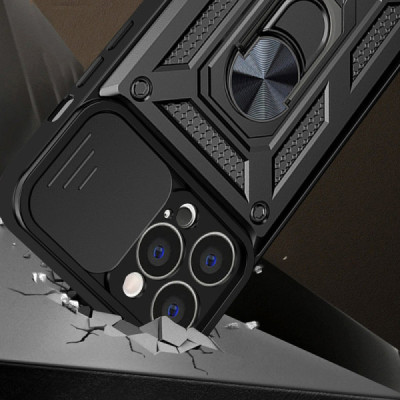 Husa pentru iPhone 13 - Techsuit CamShield Series - Black - 5
