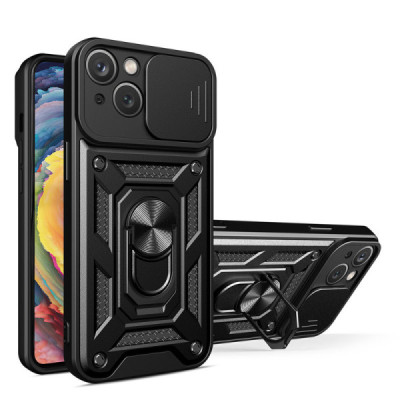 Husa pentru iPhone 14 - Techsuit CamShield Series - Black - 1