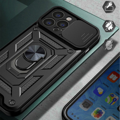 Husa pentru iPhone 14 - Techsuit CamShield Series - Black - 4