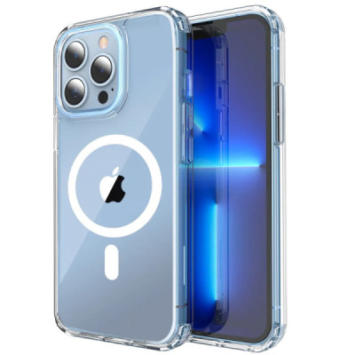Husa pentru iPhone 13 Pro Max - Techsuit MagSafe Pro - Transparent - 1