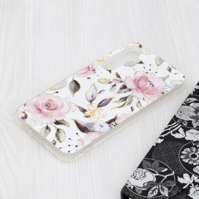 Husa pentru Samsung Galaxy S23 FE - Techsuit Marble Series - Chloe White - 3