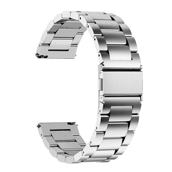 Curea pentru Samsung Galaxy Watch 4/5/Active 2, Huawei Watch GT 3 (42mm)/GT 3 Pro (43mm) - Techsuit Watchband 20mm (W010) - Silv