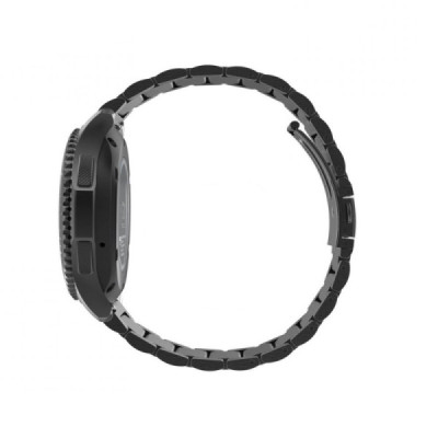 Curea pentru Samsung Galaxy Watch 4/5/Active 2, Huawei Watch GT 3 (42mm)/GT 3 Pro (43mm) - Techsuit Watchband 20mm (W010) - Silv