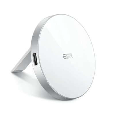 Incarcator Wireless Compatibil MagSafe cu Suport - ESR HaloLock - White - 1