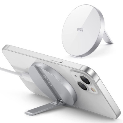 Incarcator Wireless Compatibil MagSafe cu Suport - ESR HaloLock - White - 2