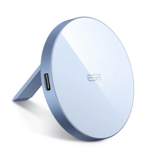 Incarcator Wireless Compatibil MagSafe cu Suport - ESR HaloLock - Sierra Blue