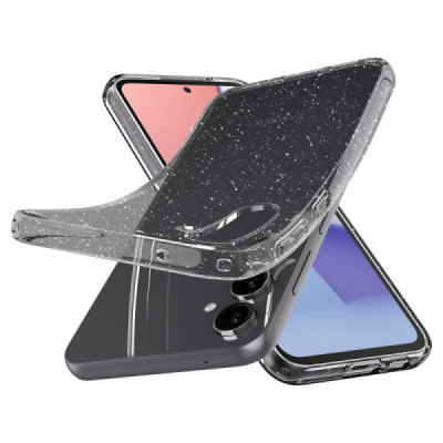 Huse pentru Samsung Galaxy S23 FE - Spigen Liquid Crystal Glitter - Crystal Quartz - 2