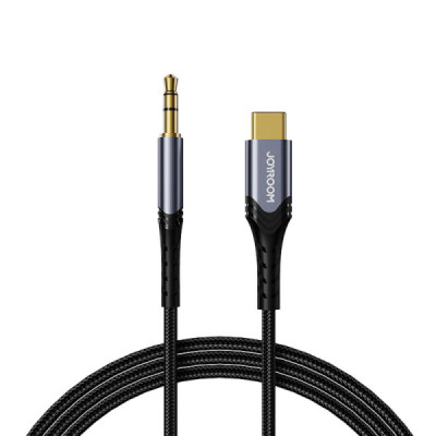 Cablu Audio Jack la Type-C, 1m - JoyRoom (SY-A03) - Black - 1