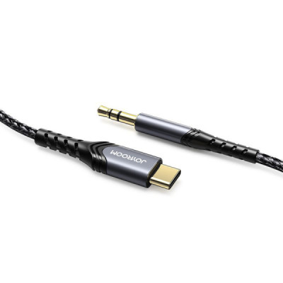 Cablu Audio Jack la Type-C, 1m - JoyRoom (SY-A03) - Black - 2