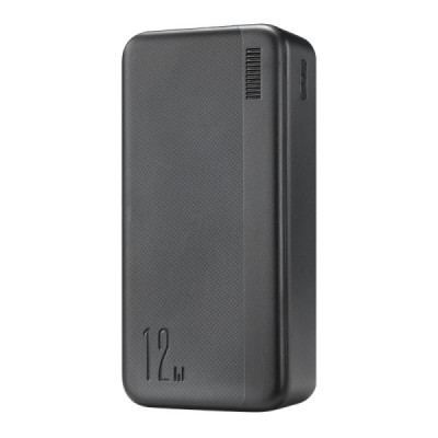 Baterie Externa 2x USB, Type-C, Micro-USB, 12W, 30000mAh - JoyRoom Dazzling Series (JR-T018) - Black - 2