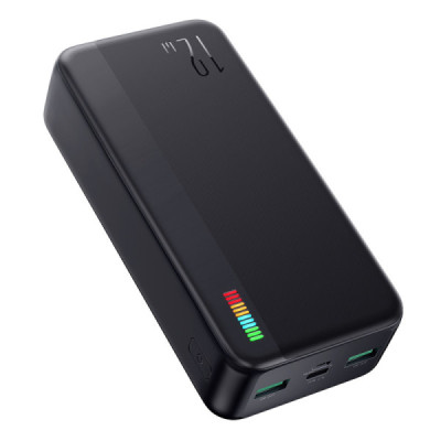 Baterie Externa 2x USB, Type-C, Micro-USB, 12W, 30000mAh - JoyRoom Dazzling Series (JR-T018) - Black - 3