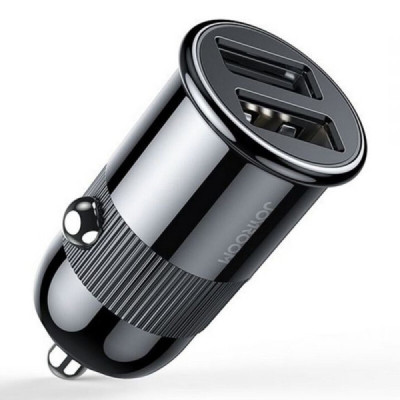 Incarcator Auto Dual USB, Fast Charging 3.1A, 15W - JoyRoom (C-A06) - Black - 1