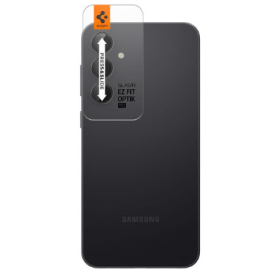 Folie Camera pentru Samsung Galaxy S23 FE (set 2) - Spigen Glas.tR Optik - Black - 6