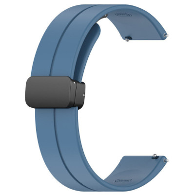Curea pentru Samsung Galaxy Watch 4/5/Active 2, Huawei Watch GT 3 (42mm)/GT 3 Pro (43mm) - Techsuit Watchband (W011) - Blue - 1