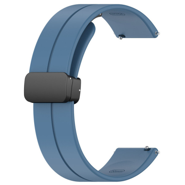 Curea pentru Samsung Galaxy Watch 4/5/Active 2, Huawei Watch GT 3 (42mm)/GT 3 Pro (43mm) - Techsuit Watchband (W011) - Blue
