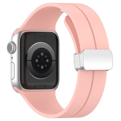 Curea pentru Apple Watch 1/2/3/4/5/6/7/8/9/SE/SE 2 (38/40/41mm) - Techsuit Watchband (W011) - Pink - 1