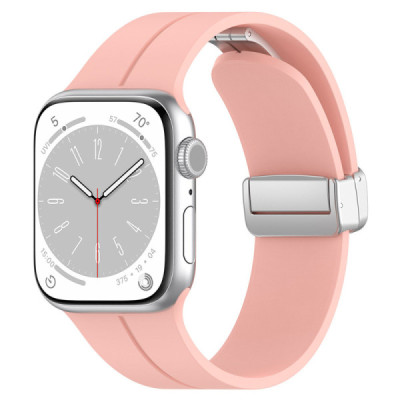 Curea pentru Apple Watch 1/2/3/4/5/6/7/8/9/SE/SE 2 (38/40/41mm) - Techsuit Watchband (W011) - Pink - 2