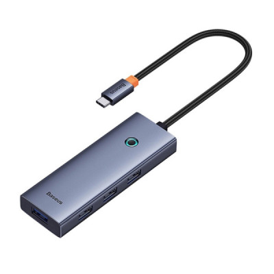 Hub Type-C la 4x USB3.0 - Baseus (B0005280A813-03) - Space Grey - 2